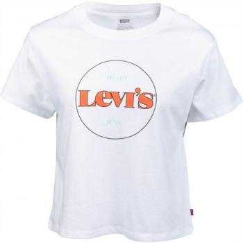 Levi's&reg; GRAPHIC VARSITY TEE NEW CIRCLE Női póló, fehér, méret kép