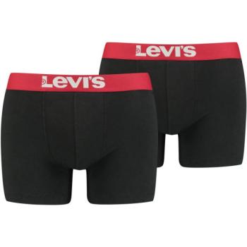 Levi's&reg; MEN SOLID BASIC BOXER 2P Férfi boxeralsó, fekete, méret kép