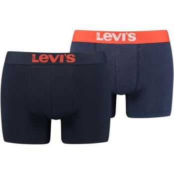 Levi's&reg; MEN SOLID BASIC BOXER 2P Férfi boxeralsó, sötétkék, méret kép