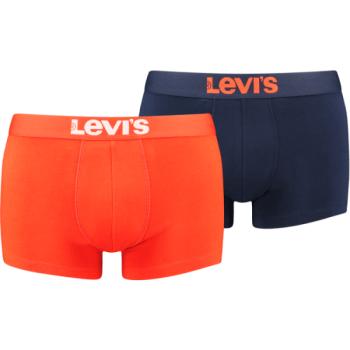 Levi's&reg; MEN SOLID BASIC TRUNK 2P Férfi boxeralsó, narancssárga, méret kép