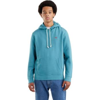 Levi's&reg; NEW ORIGINAL HOODIE CORE Férfi  pulóver, türkiz, méret kép