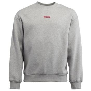 Levi's&reg; RELAXED BABY TAB CREW Férfi pulóver, szürke, méret kép