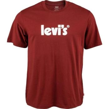 Levi's&reg; SS RELAXED FIT TEE Férfi póló, bordó, méret kép