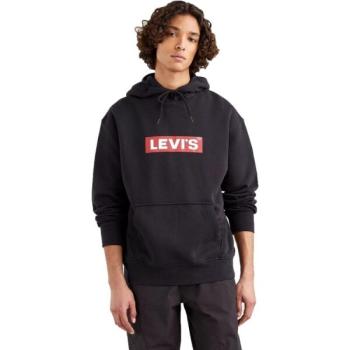 Levi's&reg; T3 RELAXD GRAPHIC HOODIE Férfi pulóver, fekete, méret kép