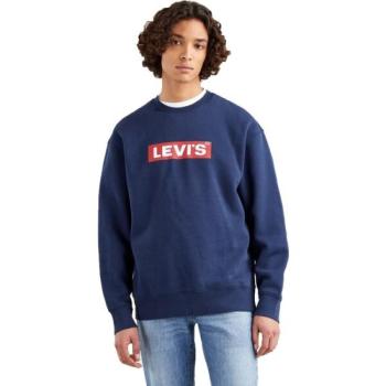 Levi's&reg; T3 RELAXED GRAPHIC CREW Férfi pulóver, sötétkék, méret kép