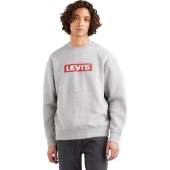 Levi's&reg; T3 RELAXED GRAPHIC CREW Férfi pulóver, szürke, méret kép