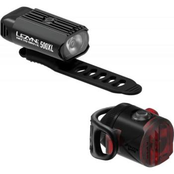 Lezyne HECTO DRIVE 500XL / FEMTO USB PAIR Lámpa szett, fekete, méret kép