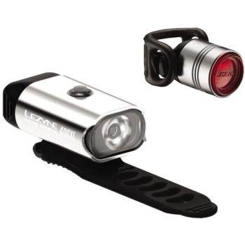 Lezyne MINI DRIVE 400 / FEMTO DRIVE PAIR Lámpa szett, ezüst, méret kép