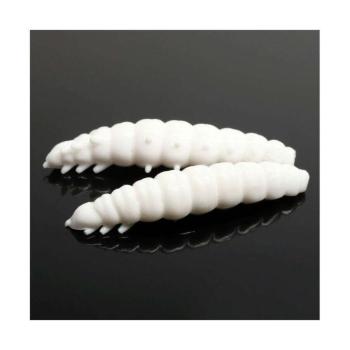 Libra Lures Larva 30 - 001 White plasztik csali kép