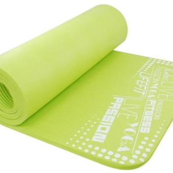 Lifefit Exkluzív yoga mat, könnyű, zöld kép