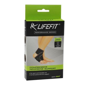 LIFEFIT-Neoprenová bandáž BN101 členok TRL Fekete kép