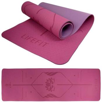 LIFEFIT YOGA MAT LOTOS DUO, 183x58x0,6 cm, bordó kép