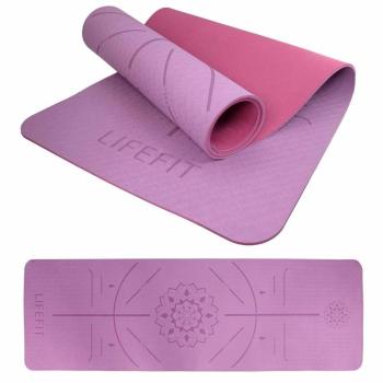 LIFEFIT YOGA MAT RELAX DUO, 183x58x0,6 cm, bordó kép