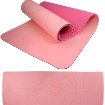 LIFEFIT YOGA MAT RELAX DUO, 183x58x0,6 cm, rózsaszín kép