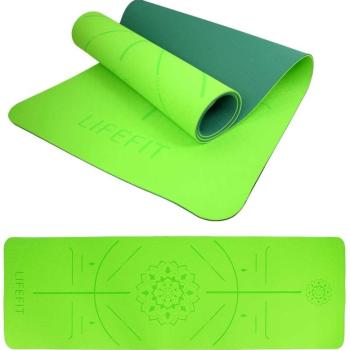 LIFEFIT YOGA MAT RELAX DUO, 183x58x0,6 cm, zöld kép