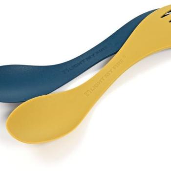 Light My Fire Spork medium 2-pack mustyyellow/hazyblue kép