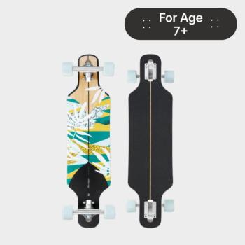 Longboard - 100 Drop Mini Floral Decathlon kép