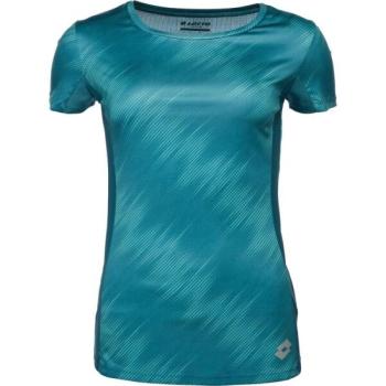 Lotto RUNNING TEE W PRT2 Női futópóló, türkiz, méret kép