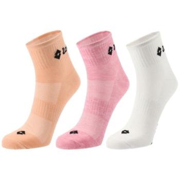 Lotto SPORT SOCK 3 PK Női zokni, narancssárga, méret kép