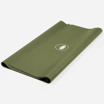 Lotuscrafts Yoga Mat Arise Travel gumi utazószőnyeg 185 x 65 cm 1,3 mm Szín: Oil Green kép