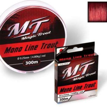 Magic trout ? 0,16mm mono line trout h: 300m 2,0kg piros kép