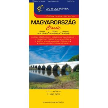 Magyarország autótérkép Classic 1:450 000 Cartographia kép