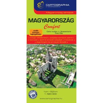 Magyarország comfort térkép 1: 520 000 Cartographia kép
