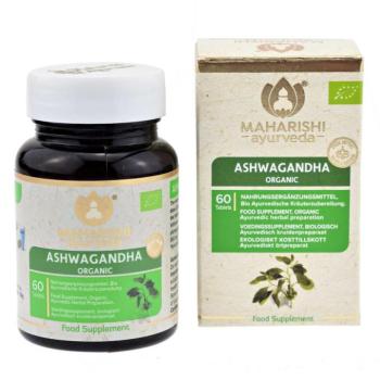 Maharishi Ayurveda Ashwagandha energia, vitalitás, szex, 60 tabletta, BIO kép