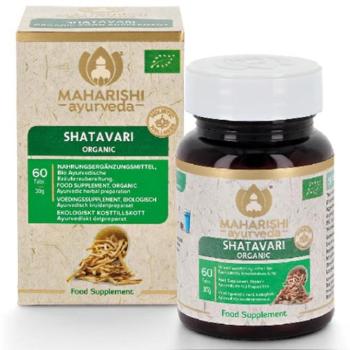 Maharishi Ayurveda Shatavari hormonális egyensúly, emésztés és alvás 60 tabletta BIO kép