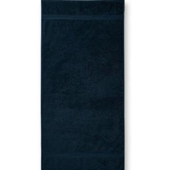 Malfini Terry Bath Towel pamut strandtörölköző 70x140cm, sötétkék kép