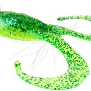 Mama bull frog 17cm green strass kép