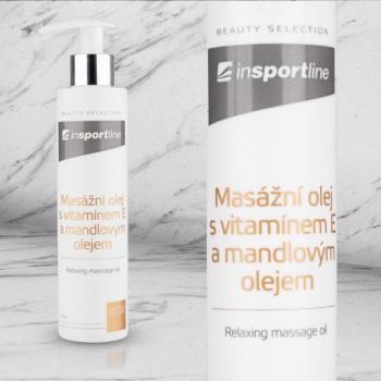 Masszázsolaj inSPORTline E vitaminnak és mandulaolajjal 200 ml kép