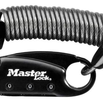 Master Lock Karabina s navíjecím kabelem 1551EURDBLK Master Lock kép