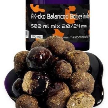 Mastodont Baits Balanced Boilie in dip Ak-cko 20/24 mm 500 ml kép