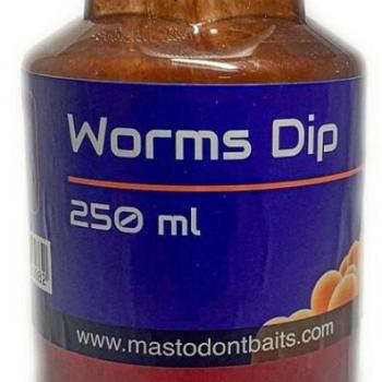 Mastodont Baits - Dip Worms 250ml kép