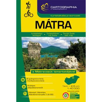 Mátra turistakalauz Cartographia kép
