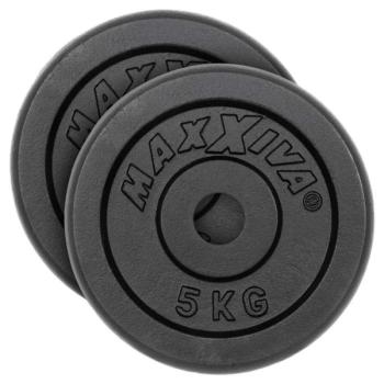 MAXXIVA® Súlytárcsa szett  2 x 5 kg öntöttvas fekete kép