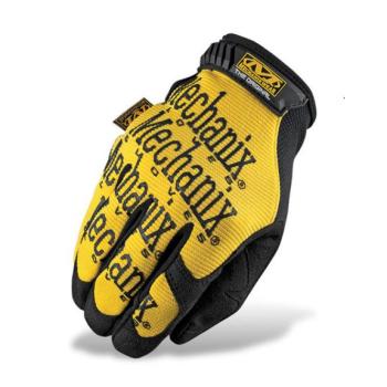 Mechanix Original sárga taktikai kesztyű fekete felirattal kép