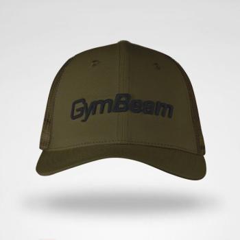 Mesh Panel Cap Military Green baseball sapka GymBeam kép