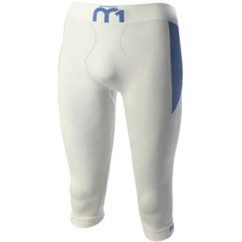 Mico 3/4 TIGHT PANTS M1 SKINTECH Férfi 3/4-es thermo nadrág, fehér, méret kép