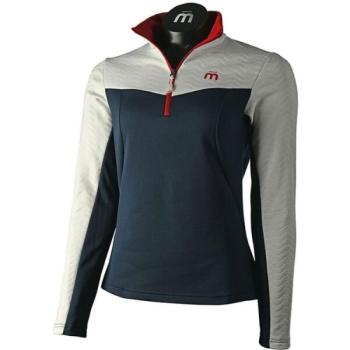 Mico MAGLIA 1/2 COLLO 1/2 ZIP W X-PERF Női pulóver, sötétkék, méret kép