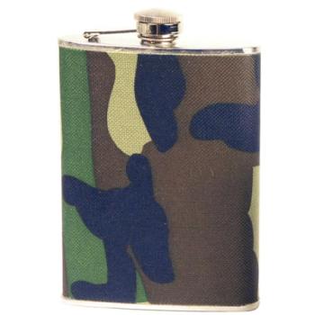 Mil-Tec Woodland kulacs , tartalom 8oz./220 ml kép