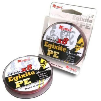 Momoi Egixite X8 Super PE 135 m 0,12 mm lime zöld fonott zsinór kép