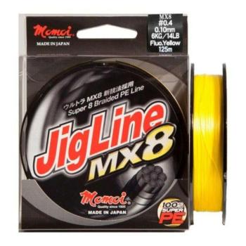 Momoi Jigline MX8 PE 125 m 0,20 mm fluo sárga fonott zsinór kép