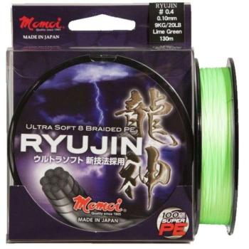 Momoi Ryujin Pe 8 Braid 130 m 0,06 mm lime zöld fonott zsinór kép