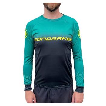 MONDRAKER-Enduro/Trail Jersey long, british racing green/black/yellow kép