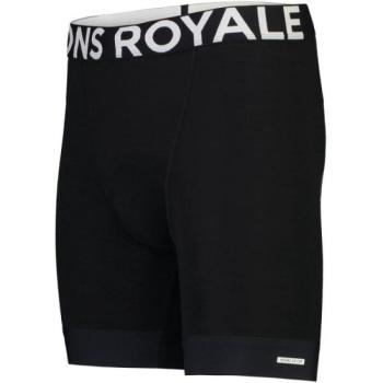 MONS ROYALE ENDURO BIKE SHORT LINER Betét férfi kerékpáros rövidnadrágba, merinó gyapjúból, fekete, méret kép