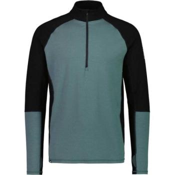 MONS ROYALE OLYMPUS HALF ZIP Férfi technikai merinó felső, sötétzöld, méret kép