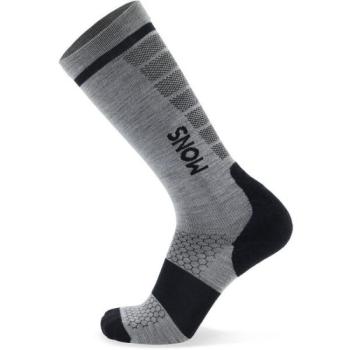 MONS ROYALE PRO LITE MERINO SNOW SOCK Uniszex merinó sízokni, szürke, méret kép