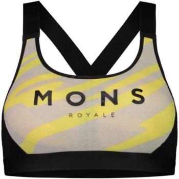 MONS ROYALE STELLA X-BACK BRA Női melltartó merinóból, fekete, méret kép